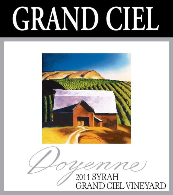 DeLille Doyenne Grand Ciel Vineyard Syrah 2011 Front Label