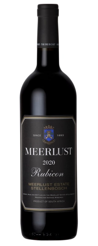 Meerlust Rubicon 2020 Front Bottle Shot