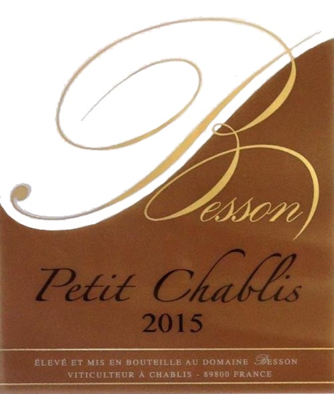 Domaine Besson Petit Chablis 2015 Front Label