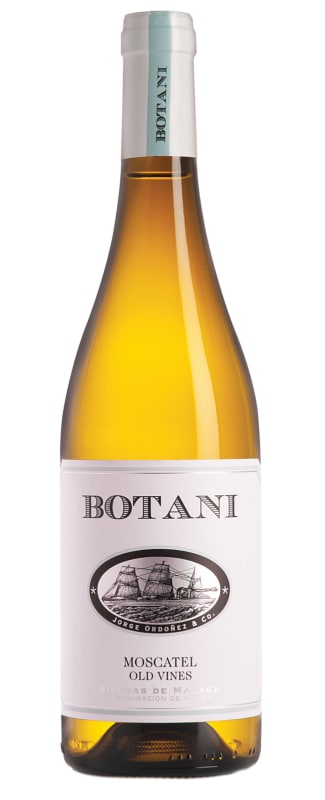 Bodegas Jorge Ordonez Malaga Botani Old Vines Moscatel 2023 Front Bottle Shot