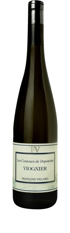 Francois Villard Contours de Deponcins Viognier 2018 Front Bottle Shot