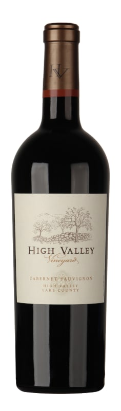 High Valley Cabernet Sauvignon 2017 Front Bottle Shot