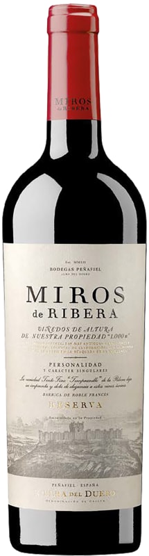 Bodegas Penafiel Miros de Ribera Reserva 2023 Front Bottle Shot
