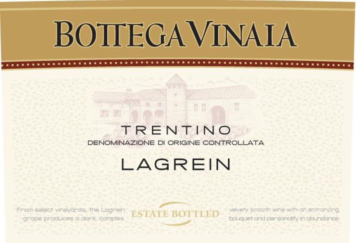 Cavit Bottega Vinai Lagrein 2009 Front Label