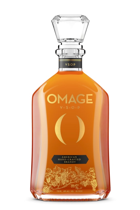Omage VSOP American Brandy Front Bottle Shot