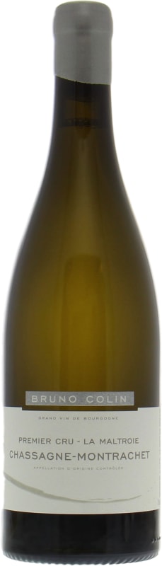 Bruno Colin Chassagne-Montrachet Maltroie Premier Cru 2017 Front Bottle Shot