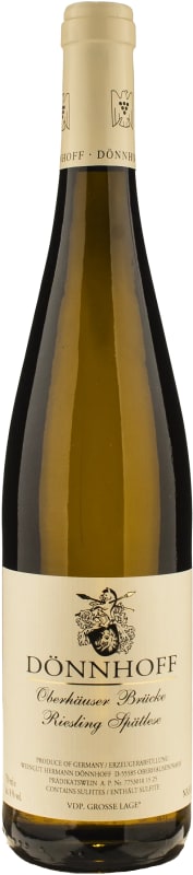 Donnhoff Oberhauser Brucke Riesling Spatlese 2025 Front Bottle Shot
