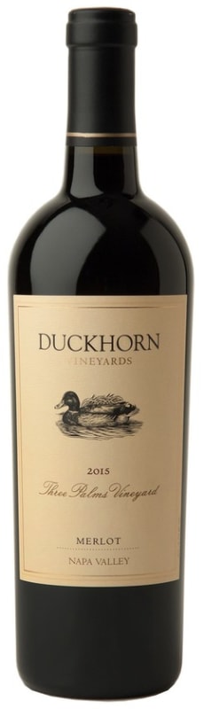 Duckhorn Three Palms Merlot 2015 Front Bottle Shot