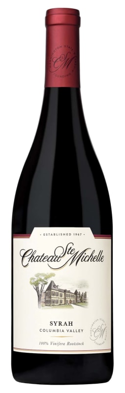 Chateau Ste. Michelle Columbia Valley Syrah 2018 Front Bottle Shot