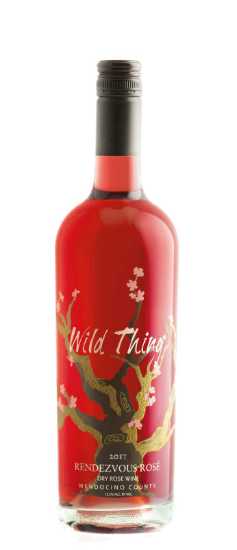 Carol Shelton Rendezvous Rose 2017 Front Bottle Shot