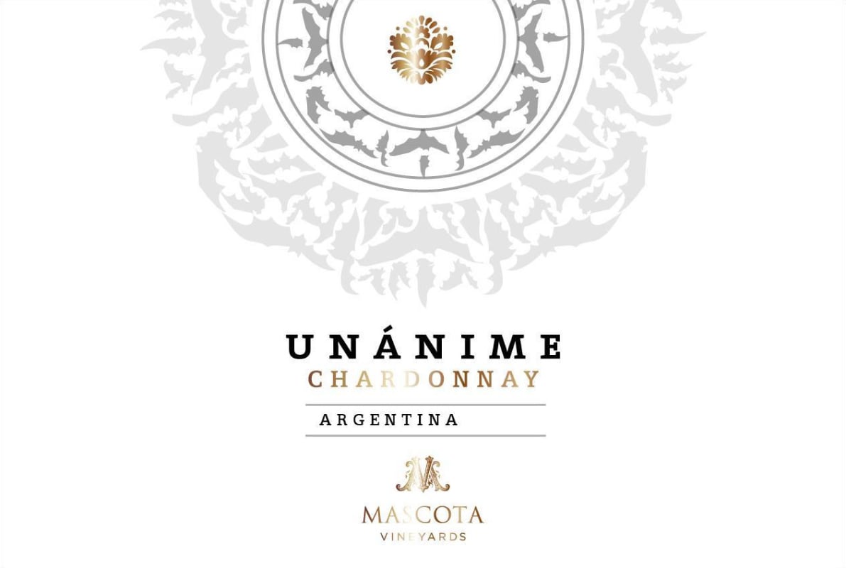 Mascota Vineyards Unanime Chardonnay 2017 Front Label