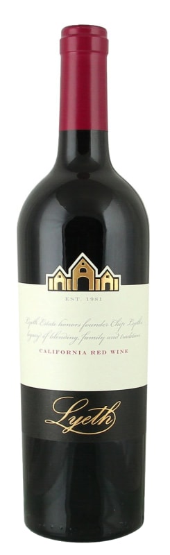Lyeth California Red Wine 2018 Front Bottle Shot