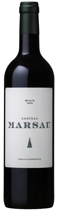 Chateau Marsau 2022 Front Bottle Shot