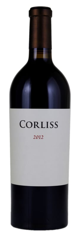 Corliss Red 2012 Front Bottle Shot