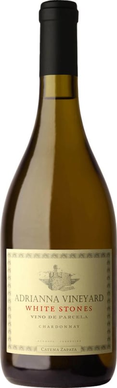 Catena Zapata Adrianna Vineyard White Stones Chardonnay 2022 Front Bottle Shot