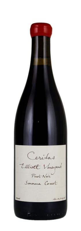 Ceritas Elliott Vineyard Pinot Noir 2018 Front Bottle Shot
