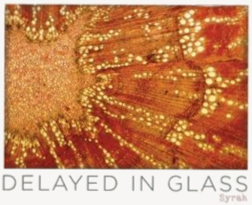 Delayed in Glass 2013 Front Label