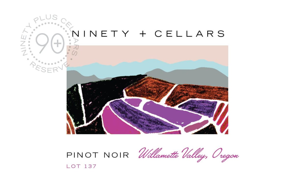 Ninety Plus Cellars Lot 137 Pinot Noir 2016 Front Label