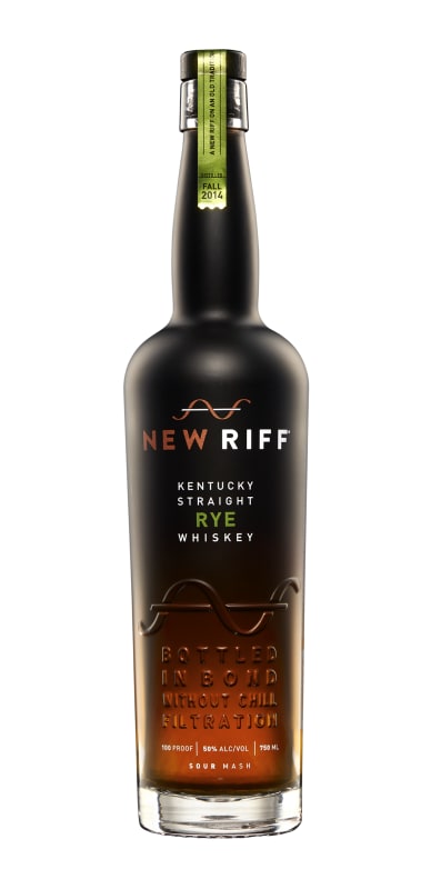 New Riff Bottled in Bond Rye Whiskey Front Bottle Shot