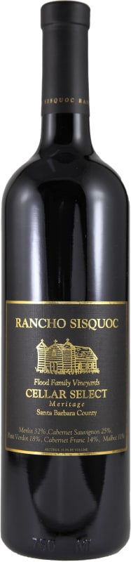 Rancho Sisquoc Cellar Select Meritage 2014 Front Bottle Shot