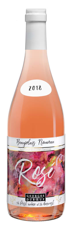 Duboeuf Beaujolais Nouveau Rose 2018 Front Bottle Shot