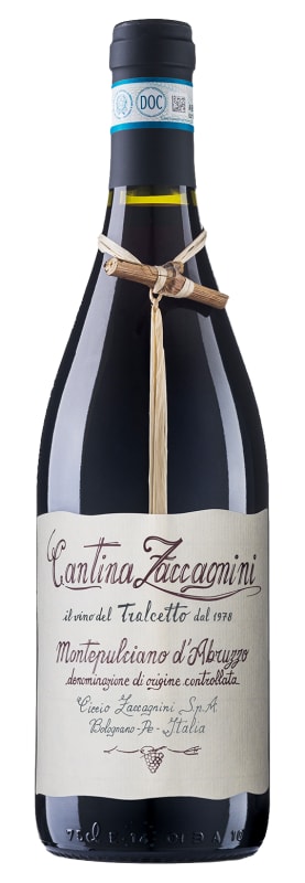 Zaccagnini Tralcetto Montepulciano d'Abruzzo 2024 Front Bottle Shot