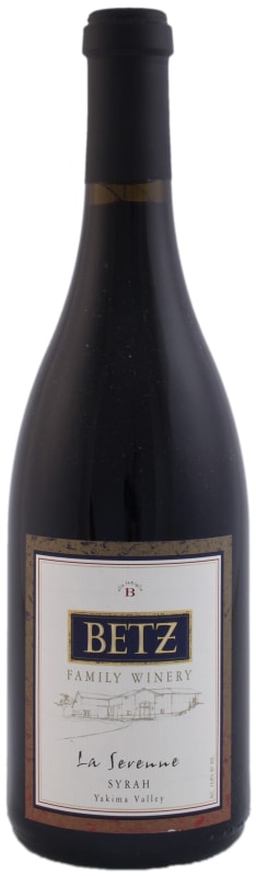 Betz Family Winery La Serenne Syrah 2013 Front Bottle Shot