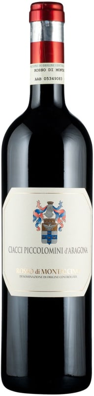 Ciacci Piccolomini d'Aragona Rosso di Montalcino 2016 Front Bottle Shot