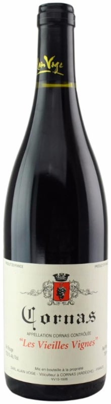 Alain Voge Cornas Vieilles Vignes 2015 Front Bottle Shot