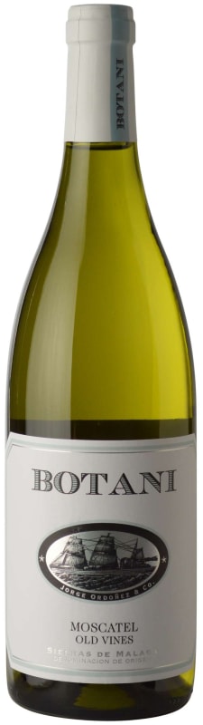 Bodegas Jorge Ordonez Malaga Botani Old Vines Moscatel 2018 Front Bottle Shot