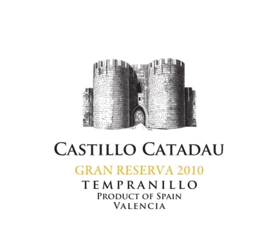 Castillo Catadau Gran Reserva Tempranillo 2010 Front Label