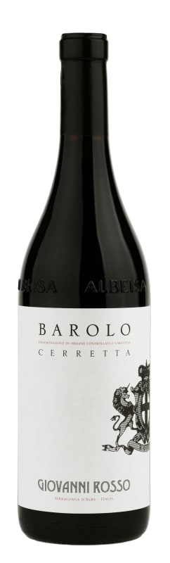 Giovanni Rosso Cerretta Barolo 2021 Front Bottle Shot