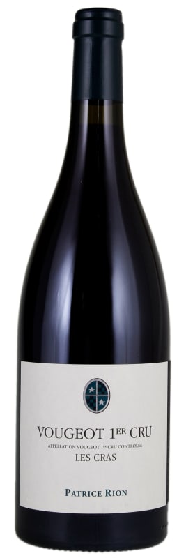 Patrice Rion Vougeot Les Cras Premier Cru 2015 Front Bottle Shot