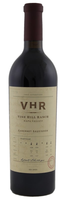 Vine Hill Ranch VHR Cabernet Sauvignon 2015 Front Bottle Shot