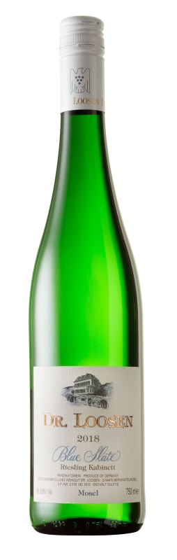 Dr. Loosen Blue Slate Riesling Kabinett 2018 Front Bottle Shot