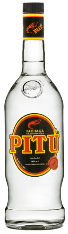 PITU Cachaca (1 Liter) Front Bottle Shot