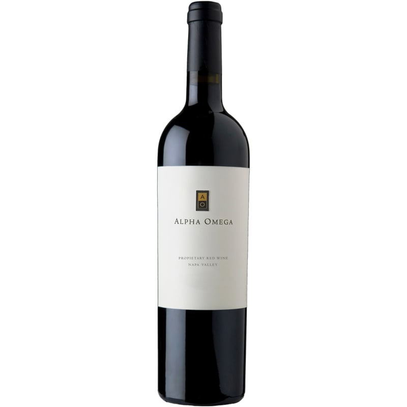 Alpha Omega Red 2007 Front Bottle Shot
