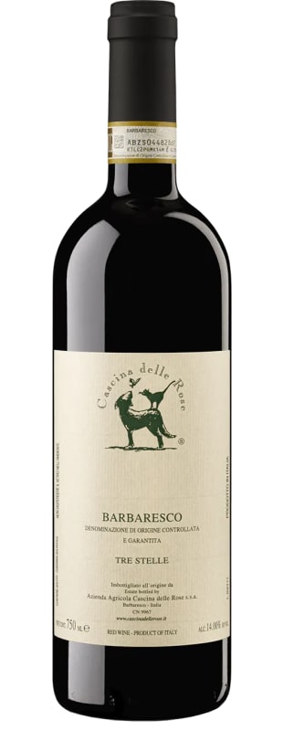Cascina delle Rose Barbaresco Tre Stelle 2020 Front Bottle Shot