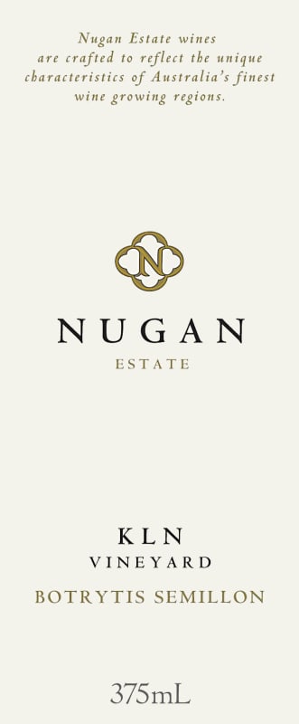 Nugan Estate KLN Vineyard Botrytis Semillon 2008 Front Label