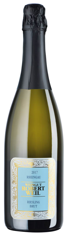 Robert Weil Rheingau Riesling Brut Sekt 2017 Front Bottle Shot