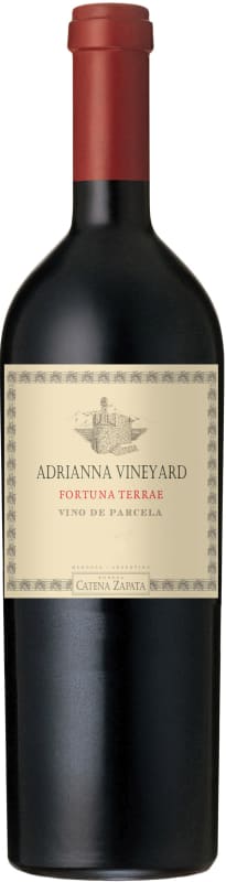 Catena Zapata Adrianna Vineyard Fortuna Terrae Malbec 2015 Front Bottle Shot