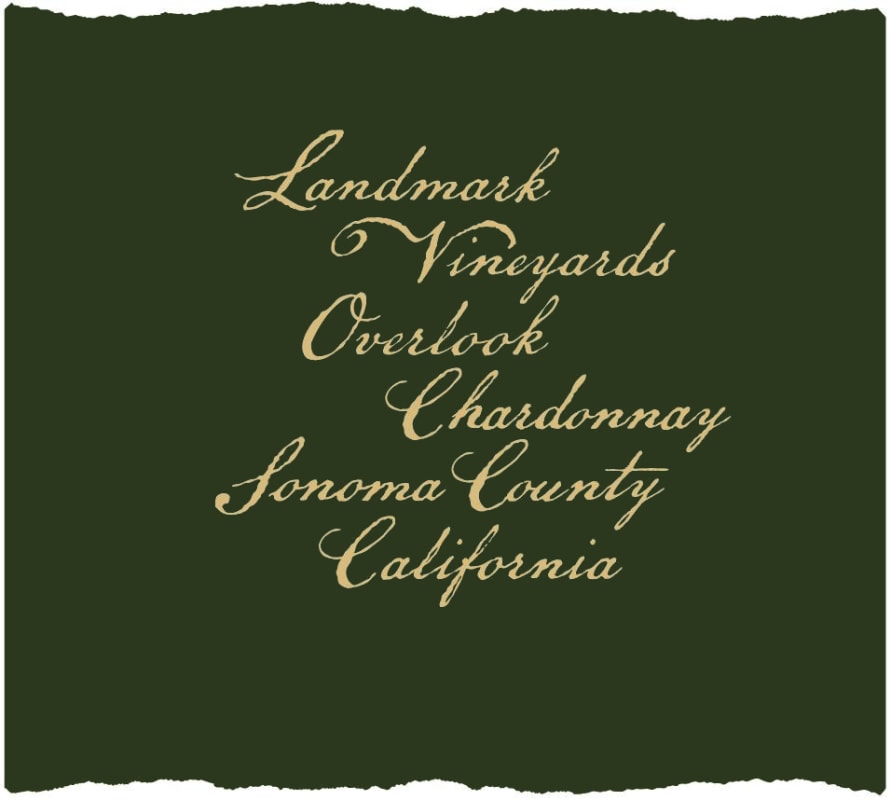 Landmark Overlook Chardonnay 1997 Front Label