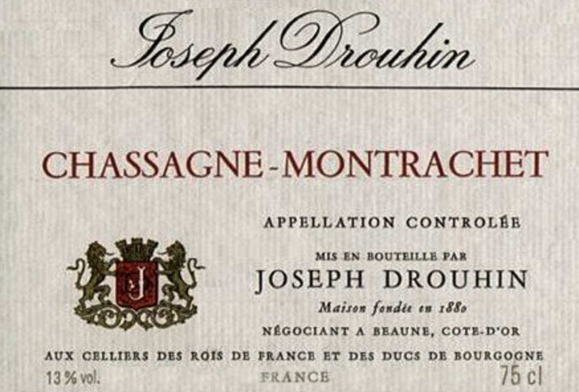 Joseph Drouhin Chassagne-Montrachet 1995 Front Label