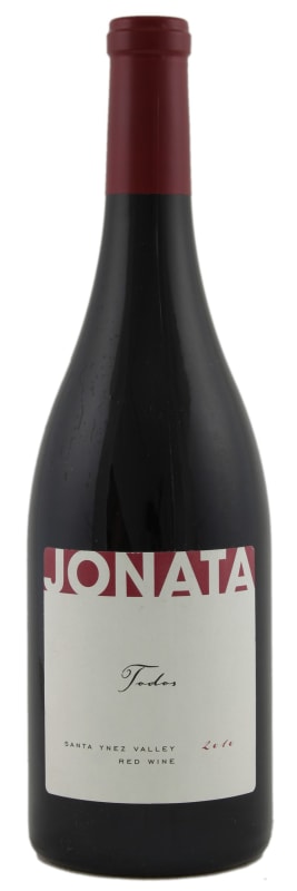 Jonata Todos Proprietary Red Wine (torn labels) 2010 Front Bottle Shot