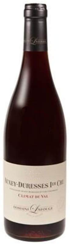 Lafouge Auxey Duresses Rouge Premier Cru Climat du Val 2014 Front Bottle Shot
