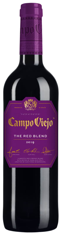 Campo Viejo The Red Blend 2019 Front Bottle Shot