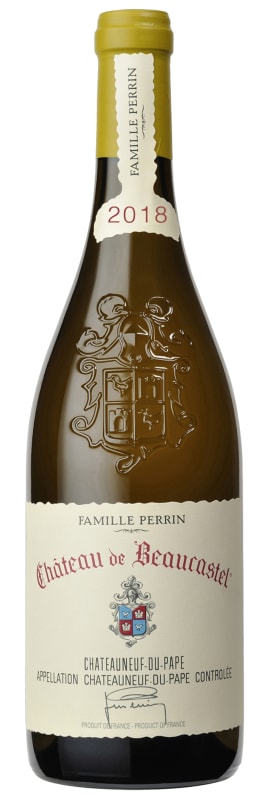 Chateau de Beaucastel Chateauneuf-du-Pape Blanc 2019 Front Bottle Shot