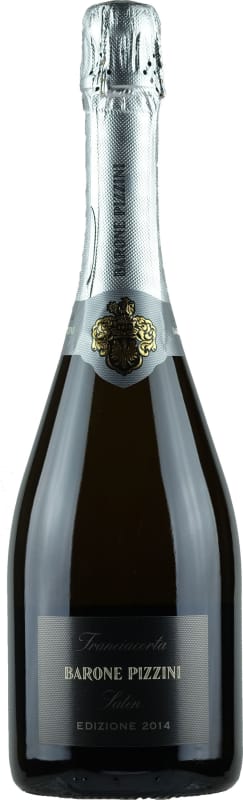 Barone Pizzini Saten Franciacorta 2014 Front Bottle Shot