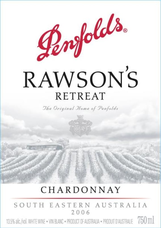 Penfolds Rawson's Retreat Chardonnay 2006 Front Label