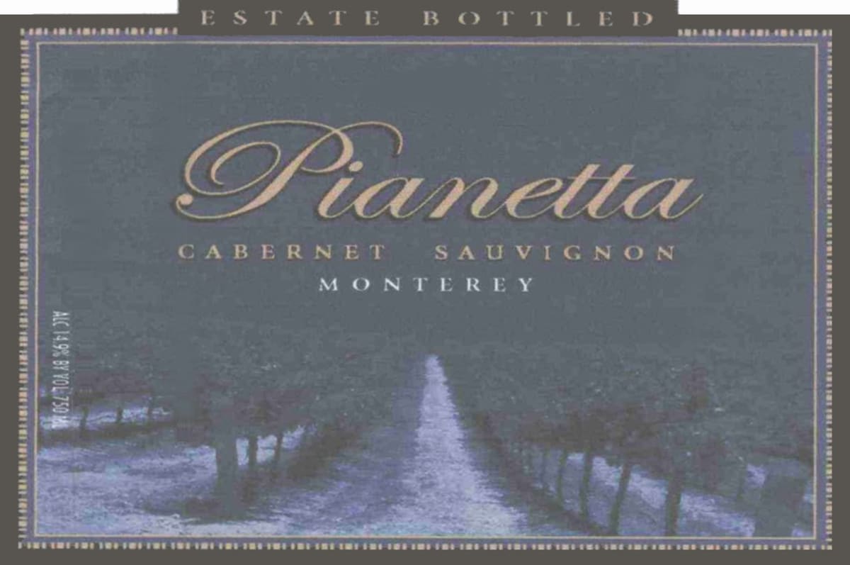 Pianetta Winery Cabernet Sauvignon 2011 Front Label